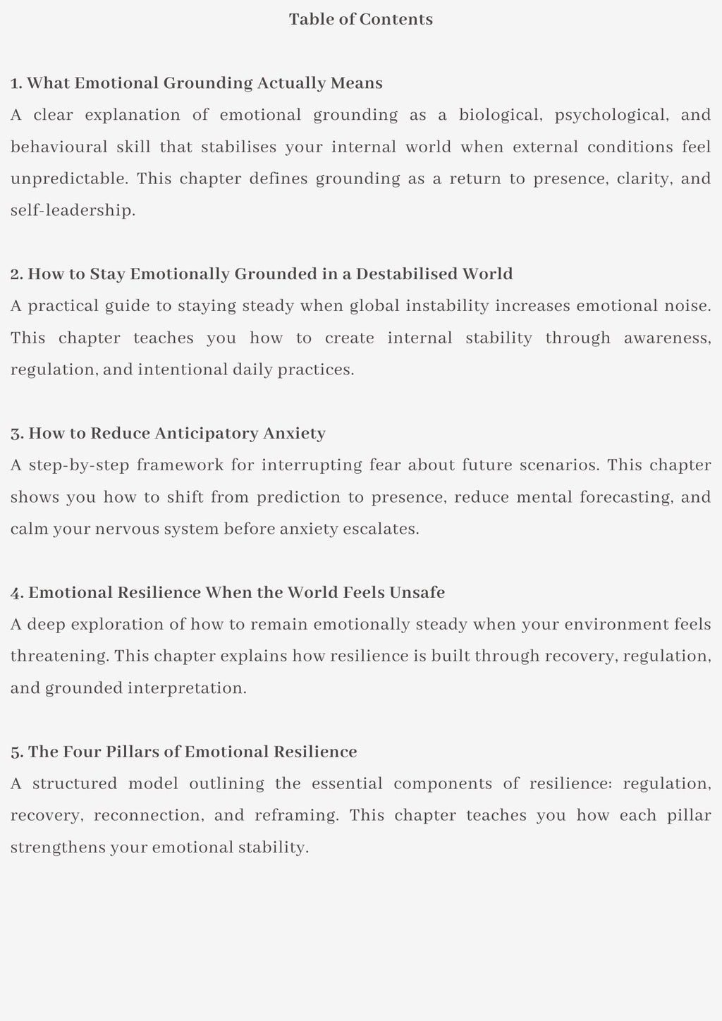 How to Stay Emotionally Grounded in a Destabilised World