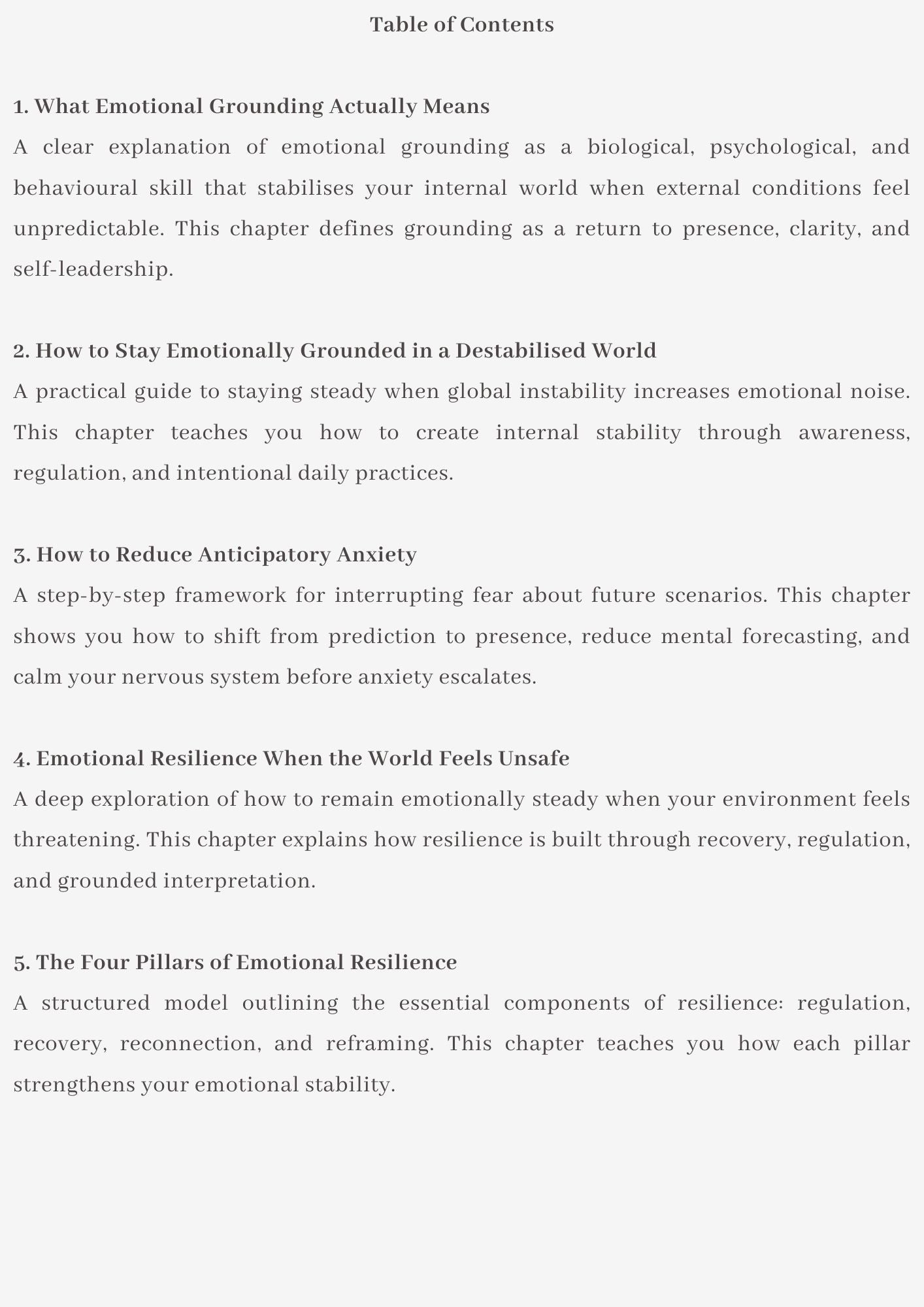 How to Stay Emotionally Grounded in a Destabilised World