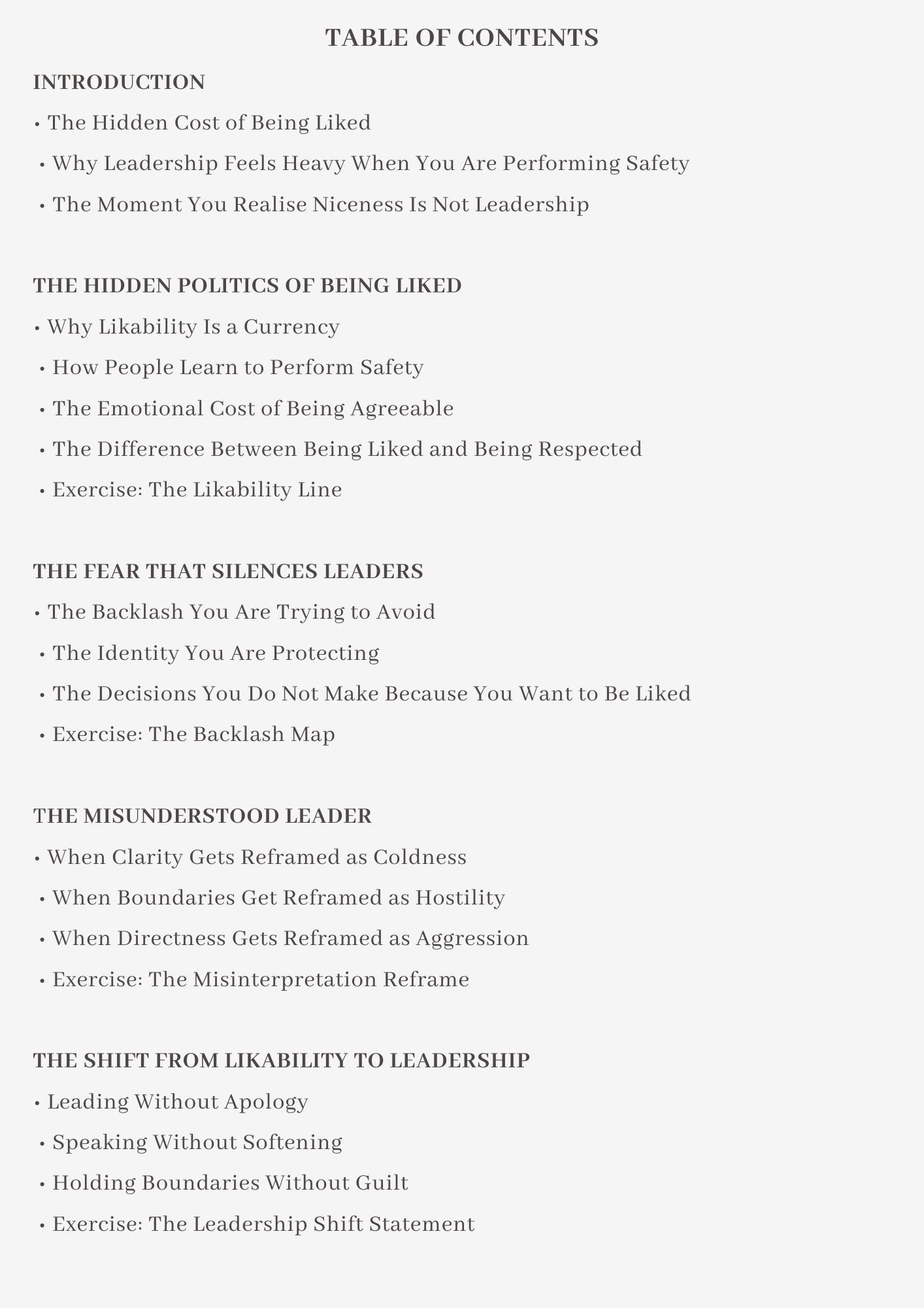When Being Liked Costs You Leadership. The Mini Book Edition for Modern Leadership