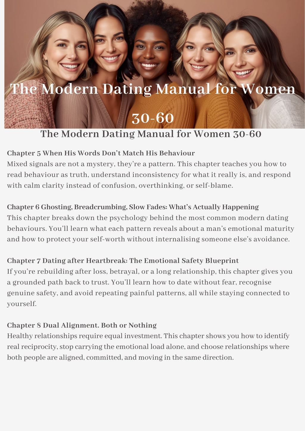 The Modern Dating Manual for Women 30-60