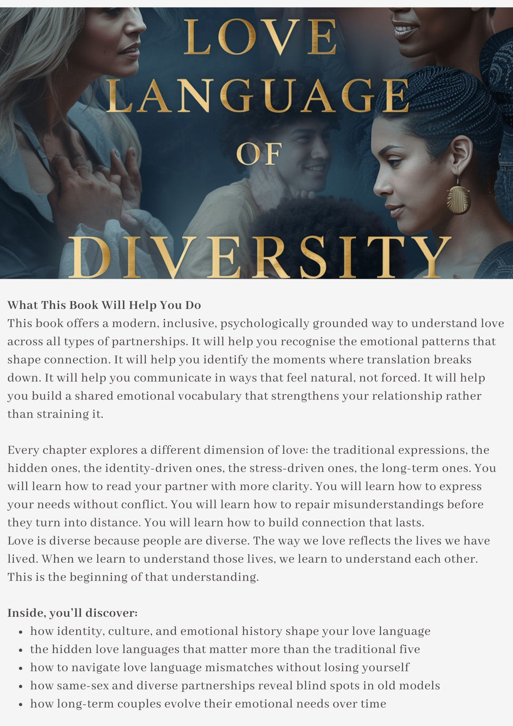 The Love Language of Diversity Book