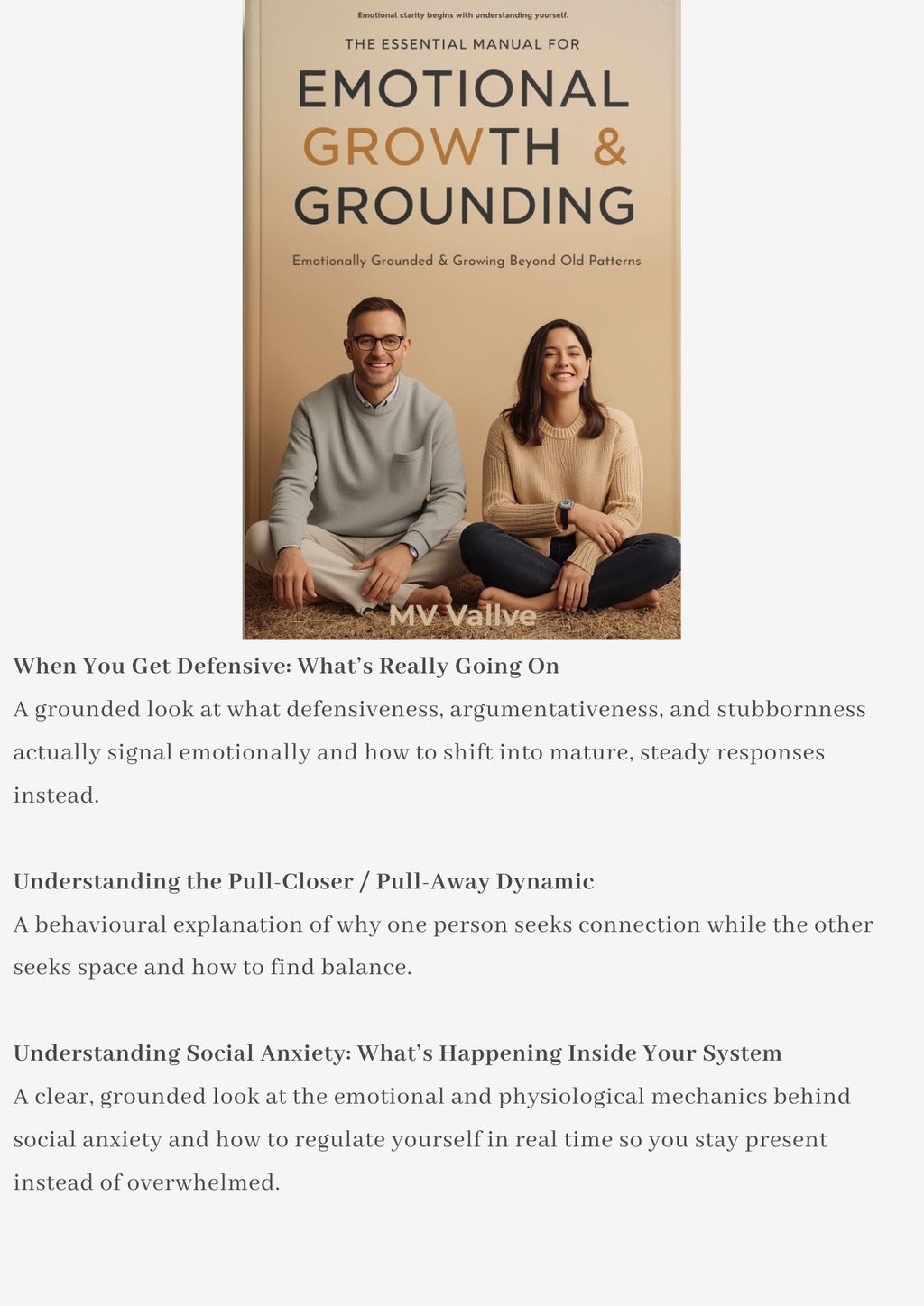 The Essential Manual for Growth & Grounding